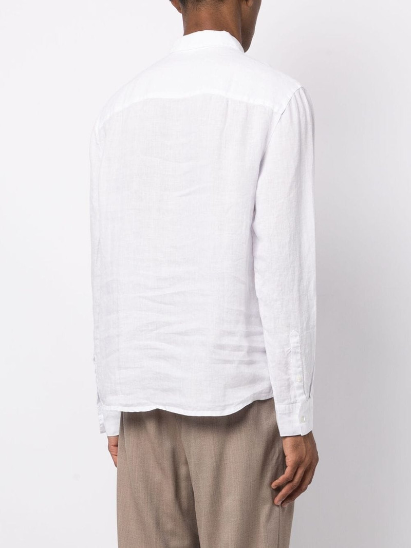 long-sleeved linen shirt 4
