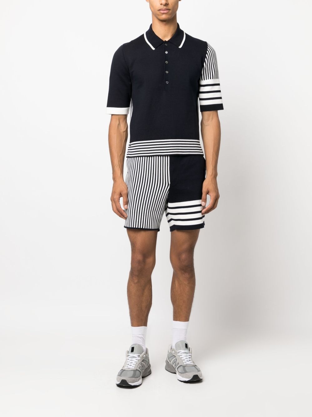 Funmix 4-Bar stripe polo shirt - 2