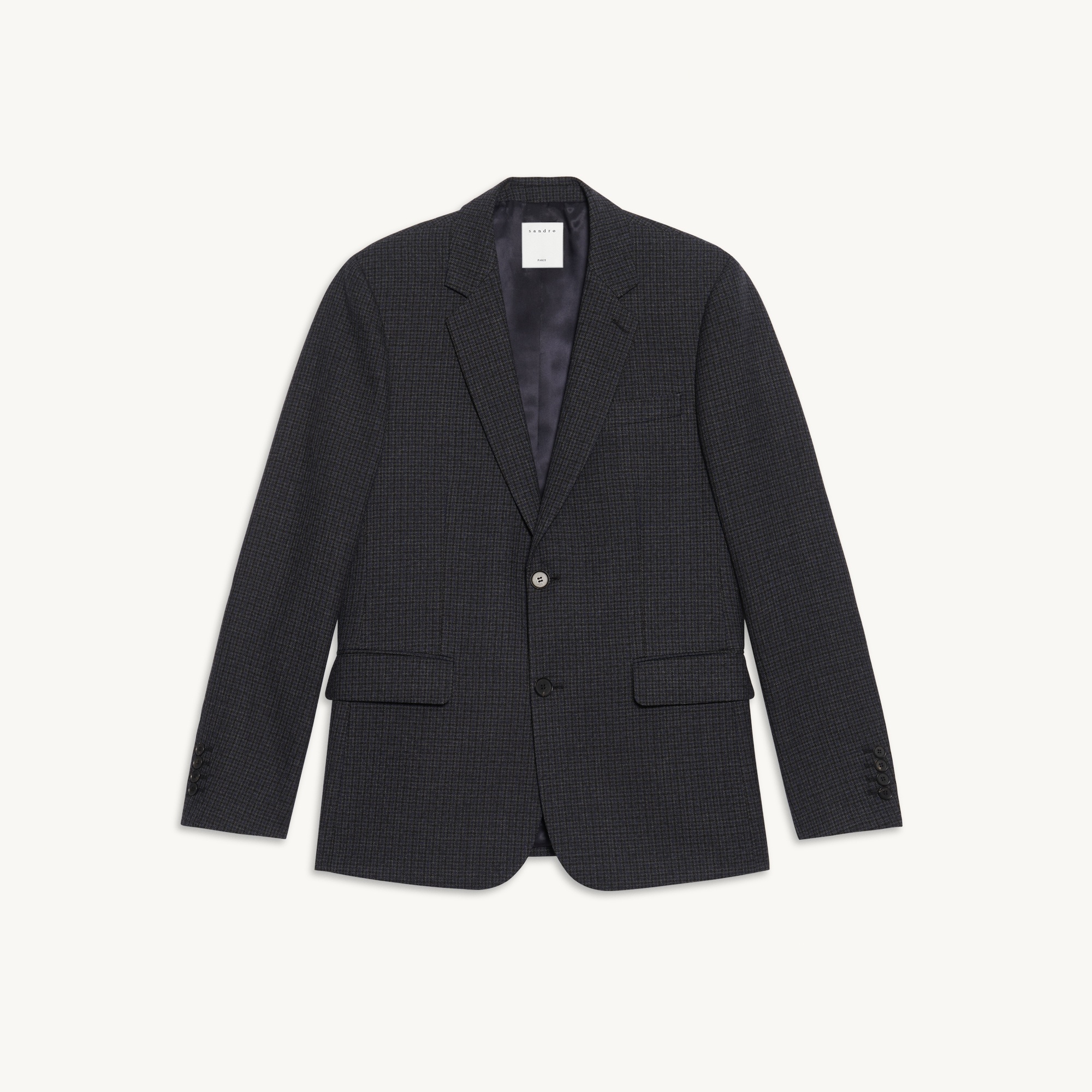 Virgin wool suit jacket - 1
