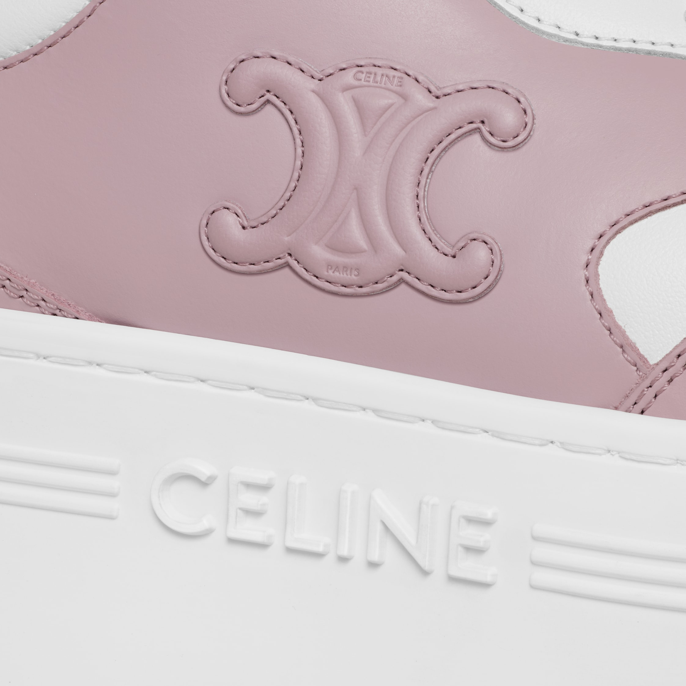 BLOCK SNEAKER WITH TRIOMPHE IN CALFSKIN - 5