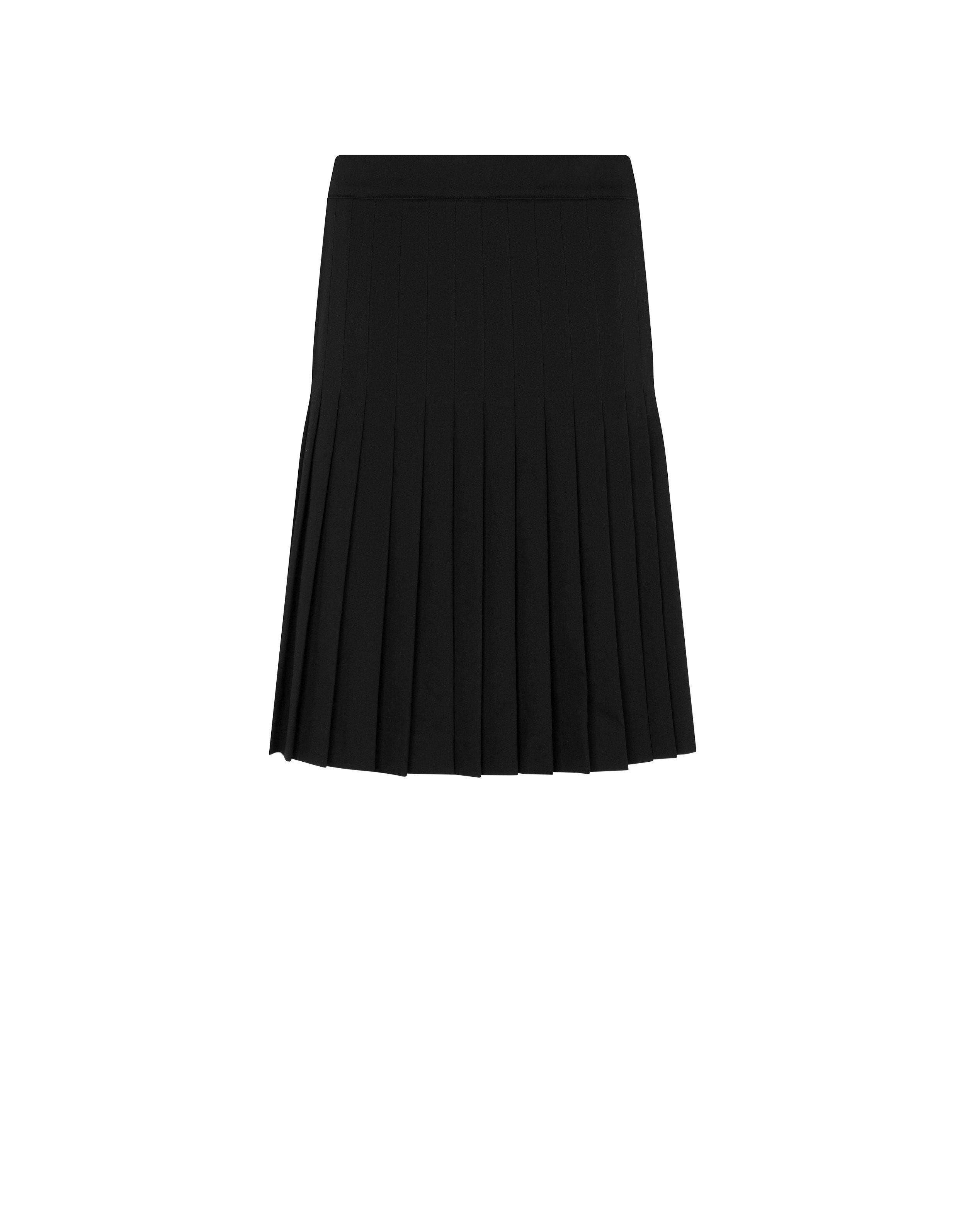 STRETCH GABARDINE PLEATED SKIRT - 9