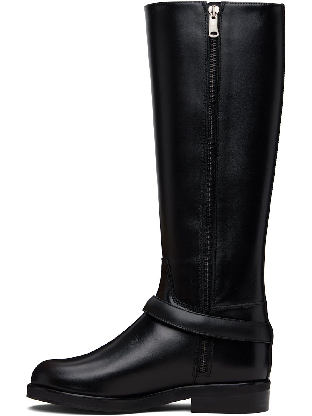 Black Belt Cavalier Tall Boots - 3