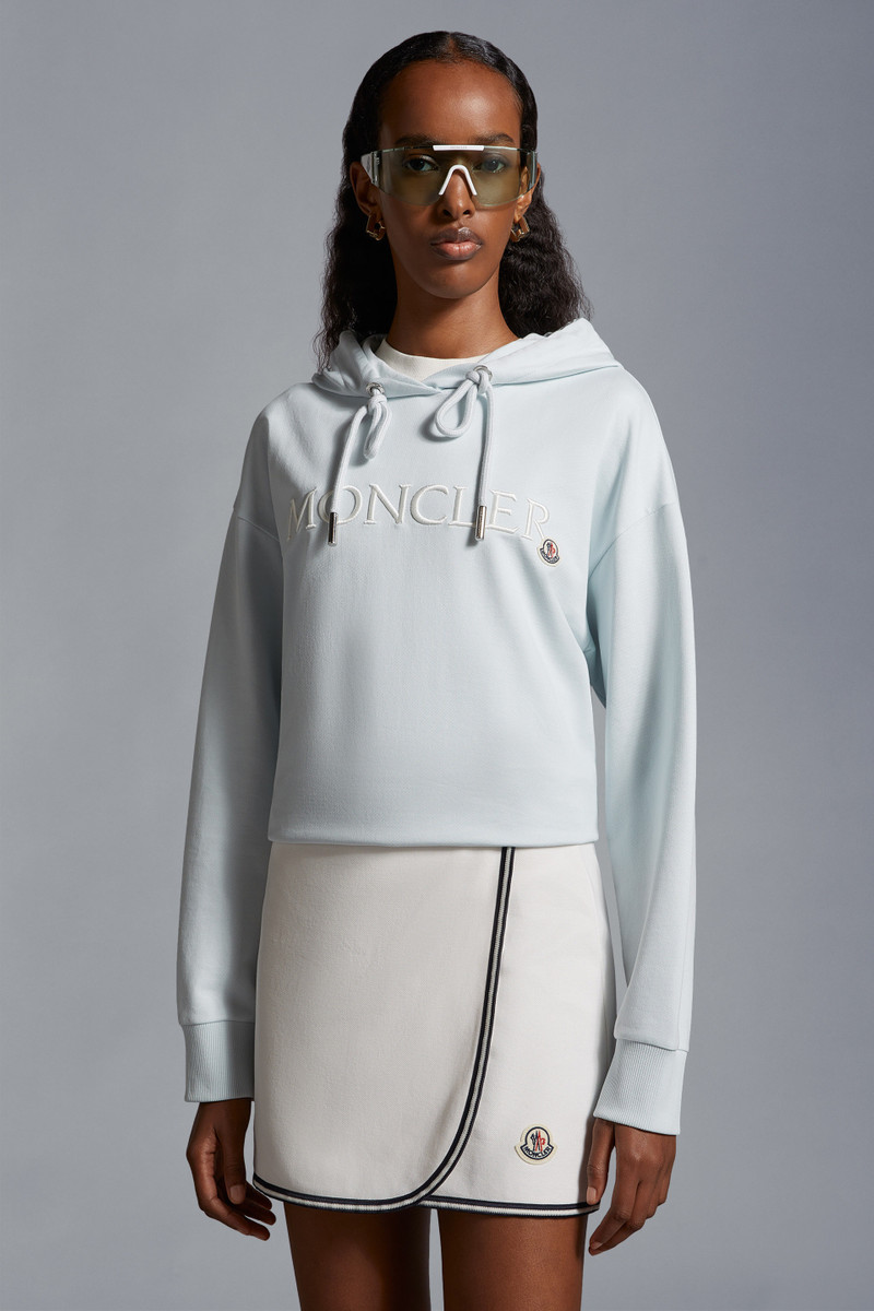 Moncler Embroidered Logo Hoodie outlook