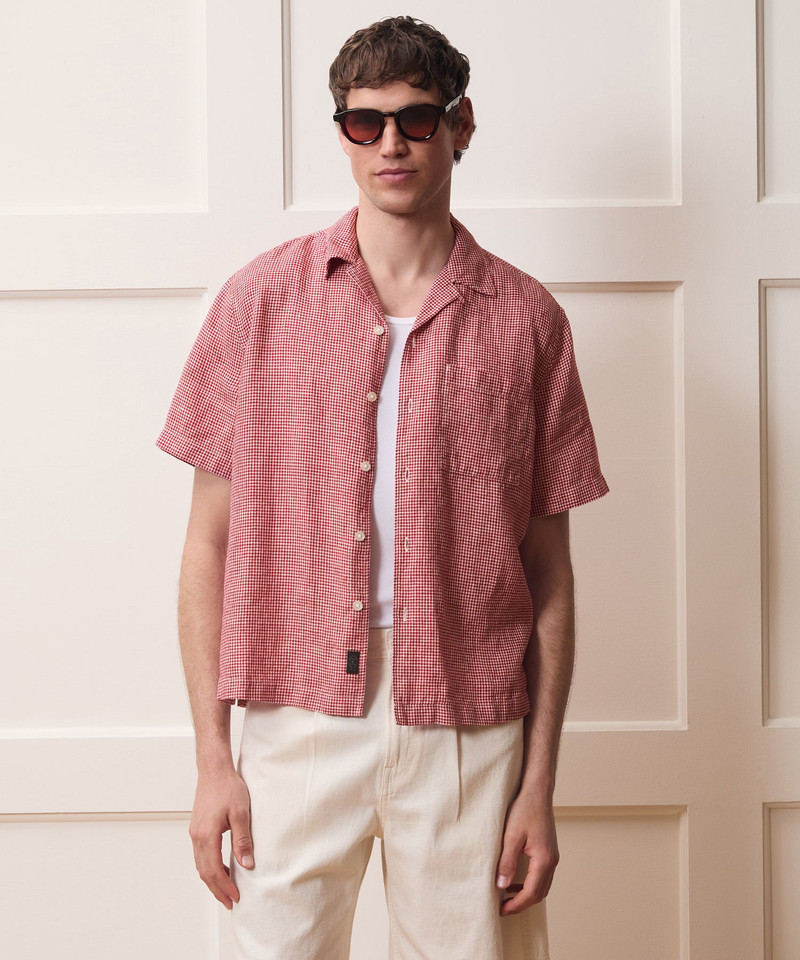 TODD SNYDER Linen Capri Shirt outlook
