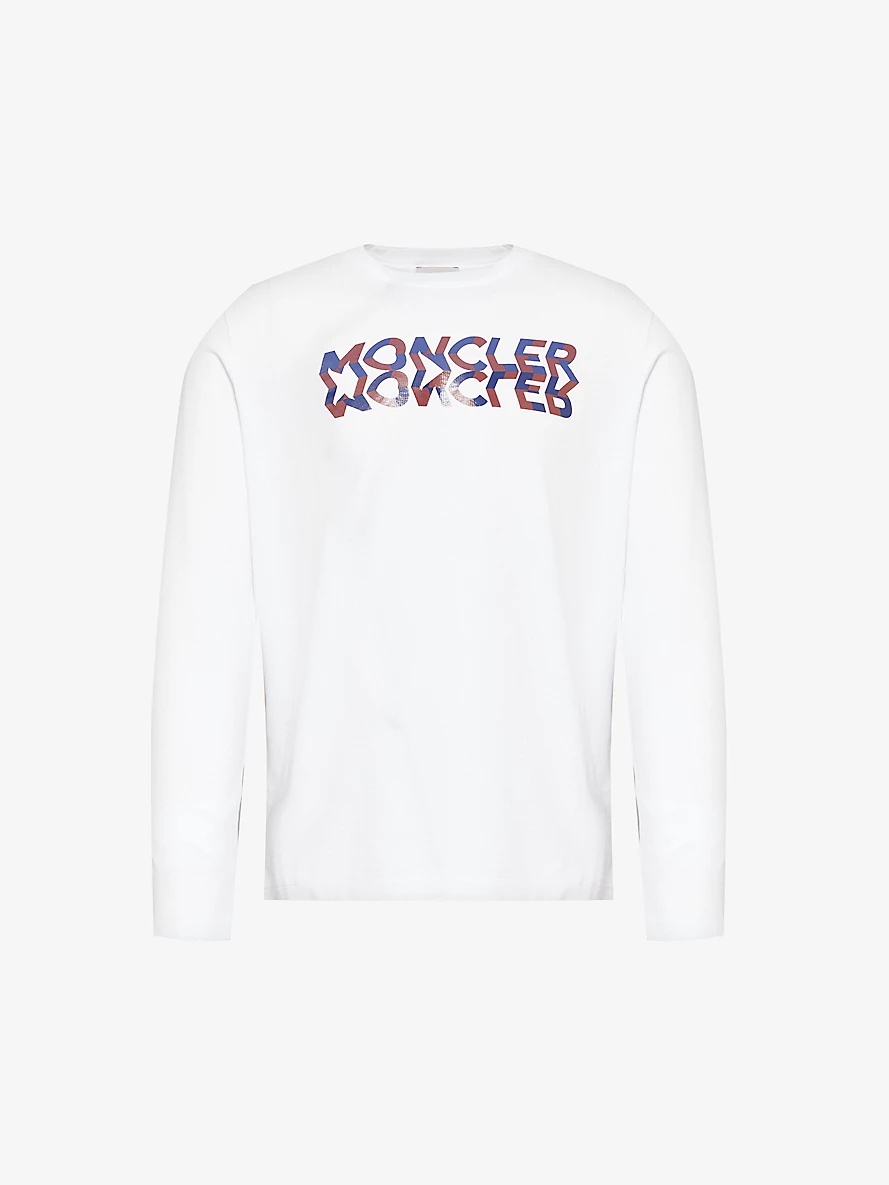 Reflection brand-print cotton-jersey sweatshirt - 1