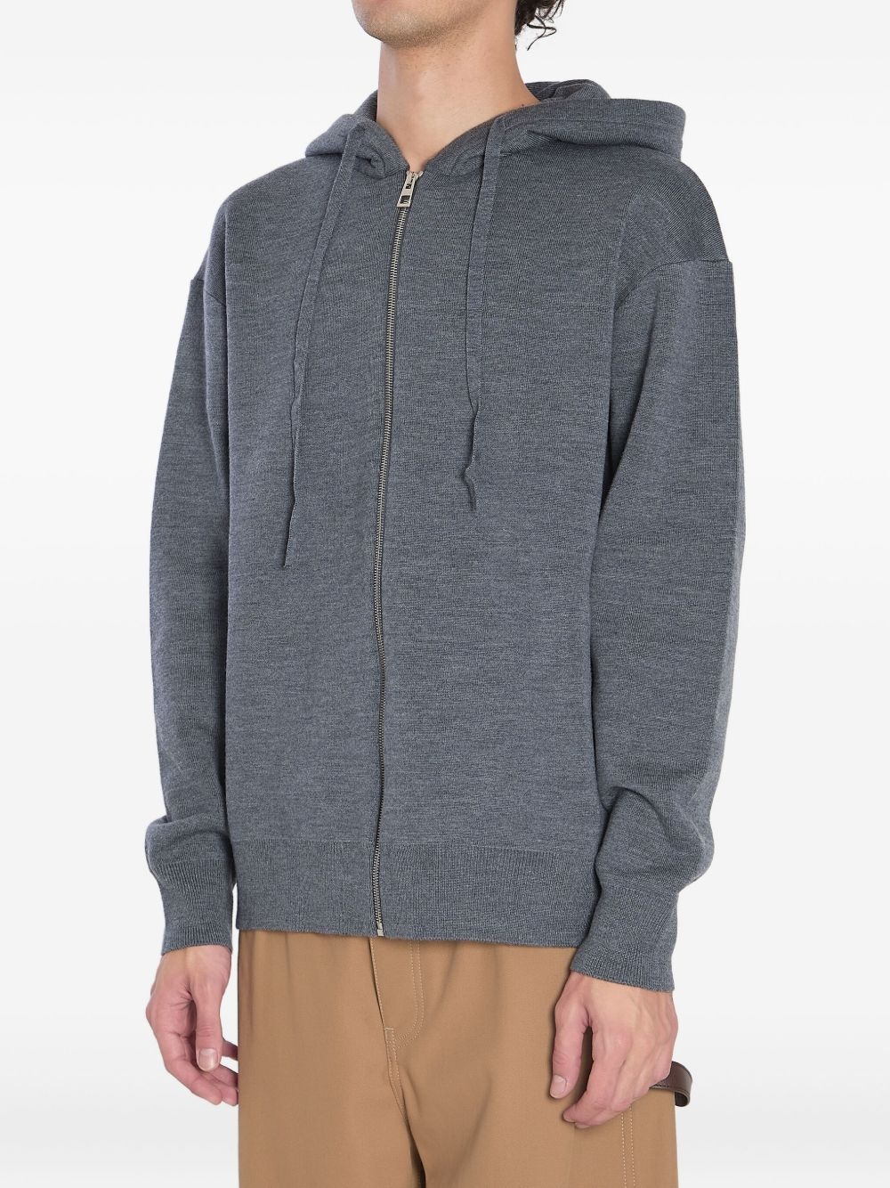 Anagram ribbed hoodie - 2