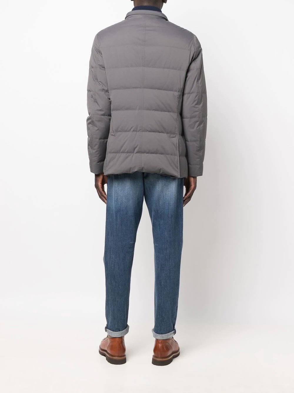 layered padded jacket - 6