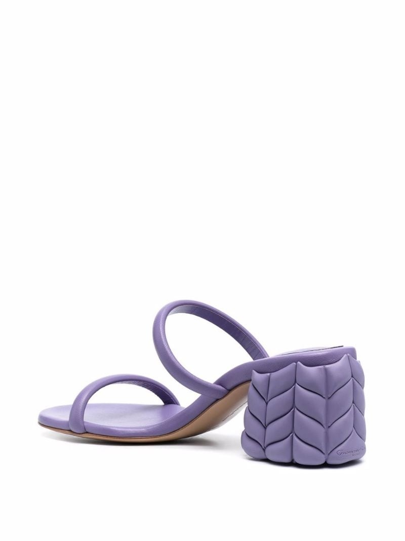 quilted-heel sandals - 3