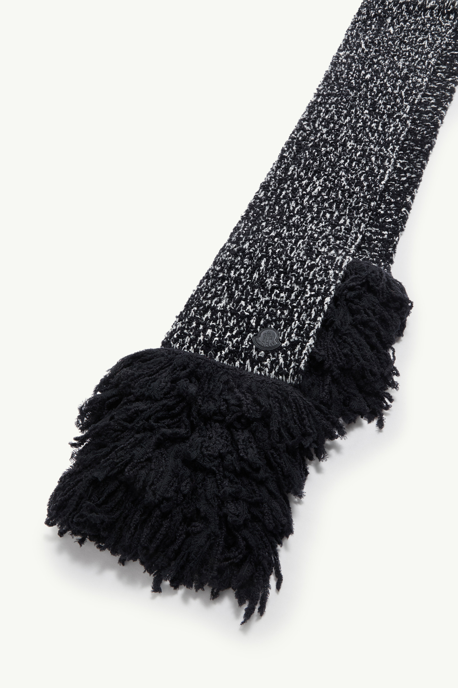 Fringe-Trim Wool Blend Scarf - 3