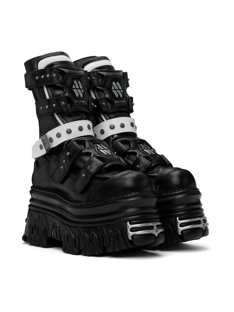 Black & White New Rock Edition Gamer Boots 4
