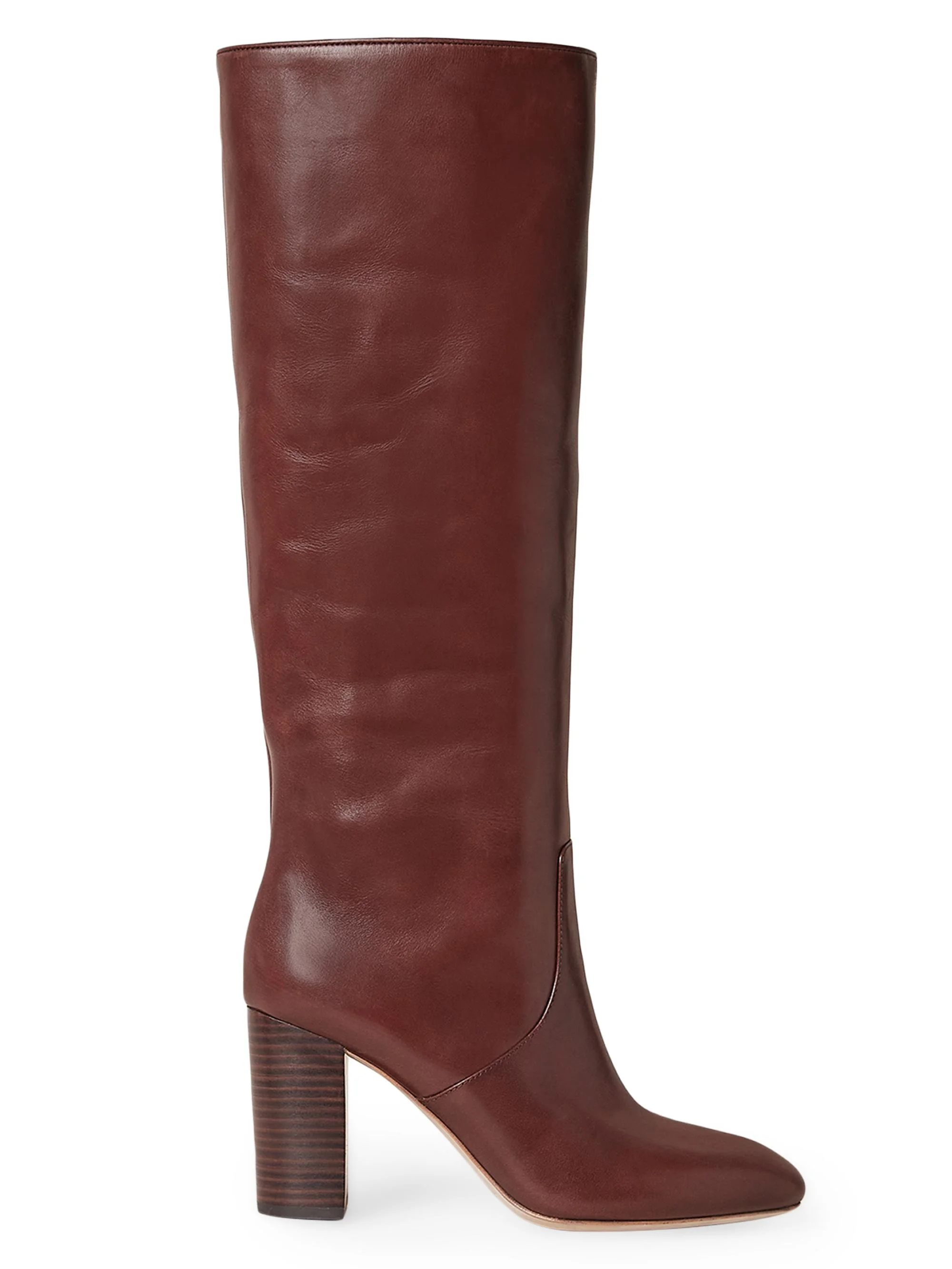 Women's Goldy Knee-High Leather Boots - Espresso - 1