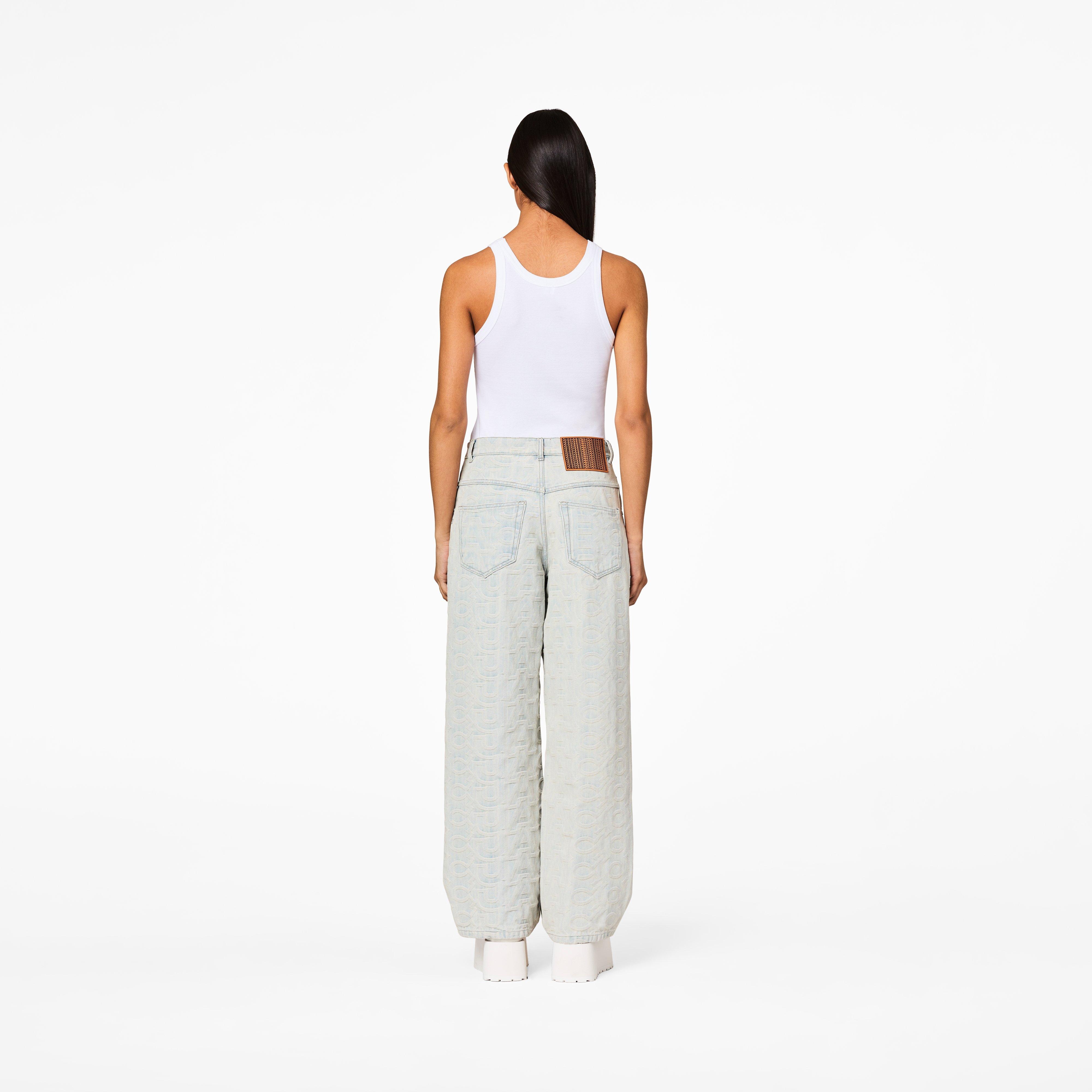THE MONOGRAM DENIM PANT - 4