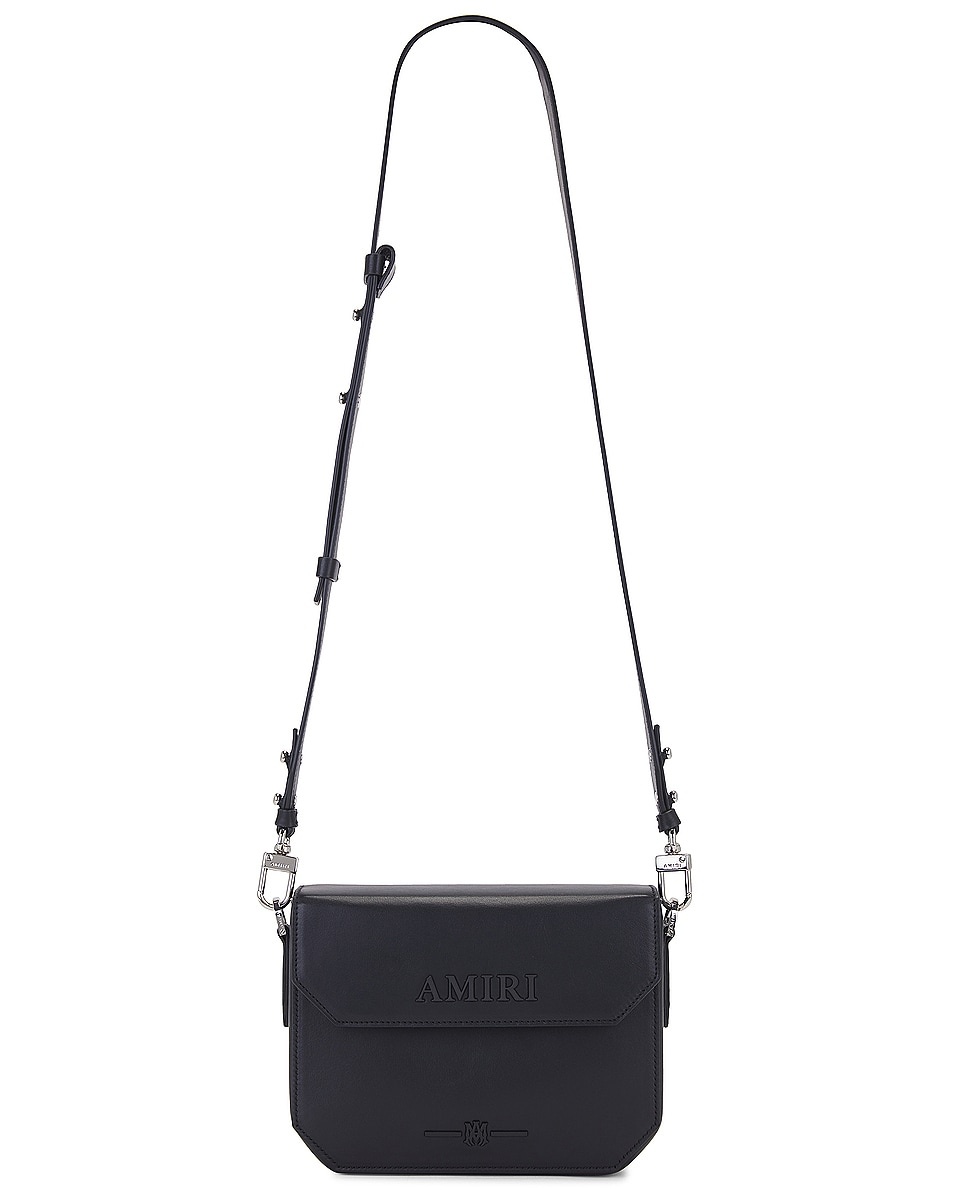 Nappa Leather Flap Crossbody Bag - 1