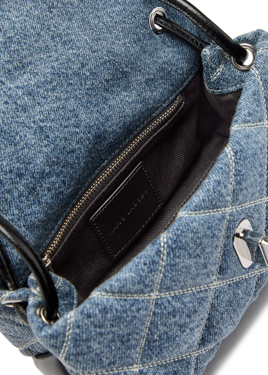 Marc Jacobs The Dual Mini Quilted Denim Shoulder bag - 4