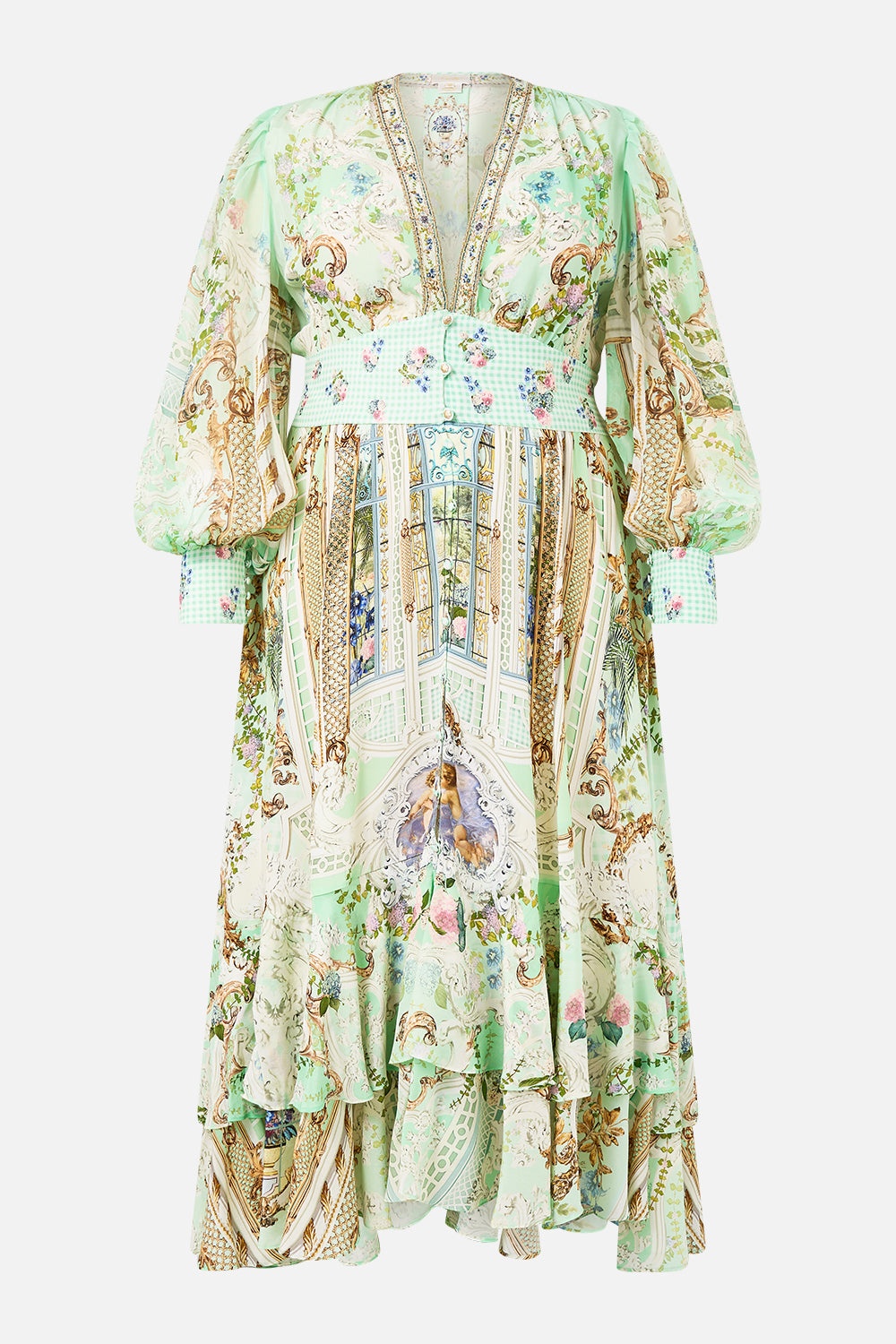 LONG BUTTON FRONT DRESS - 11