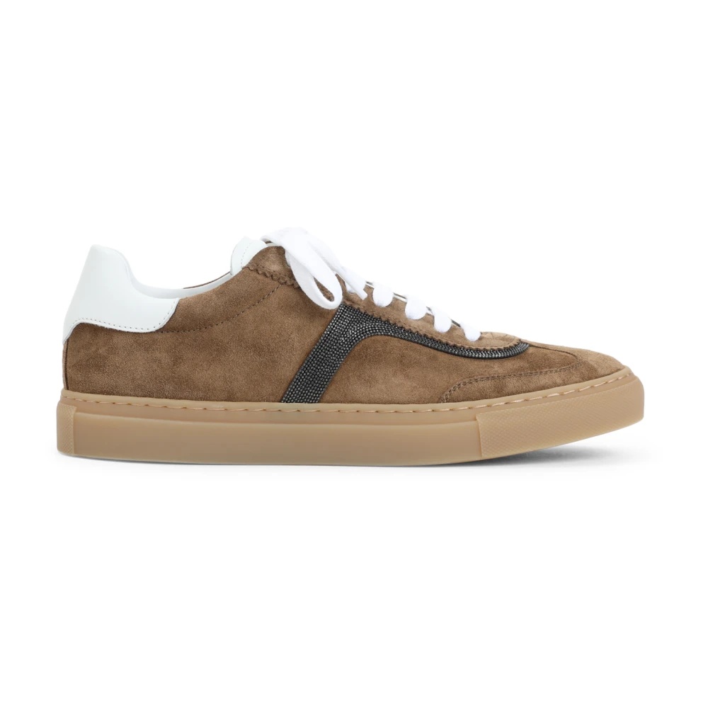 Brunello Cucinelli BROWN SNEAKERS LUXURY STYLE | miinto