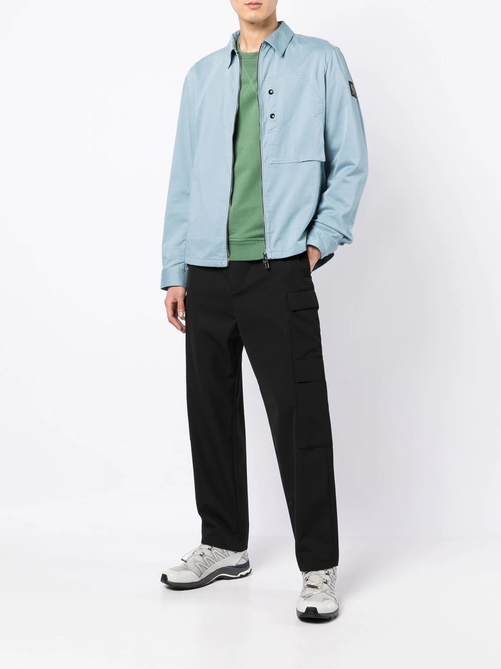 Slant shirt jacket - 2