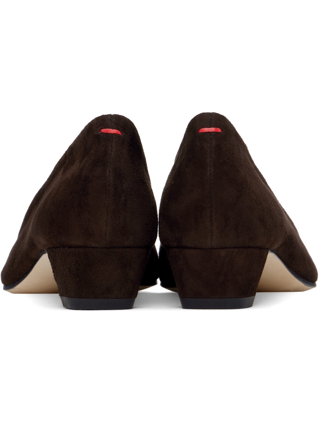 Brown Judi Suede Heels - 2