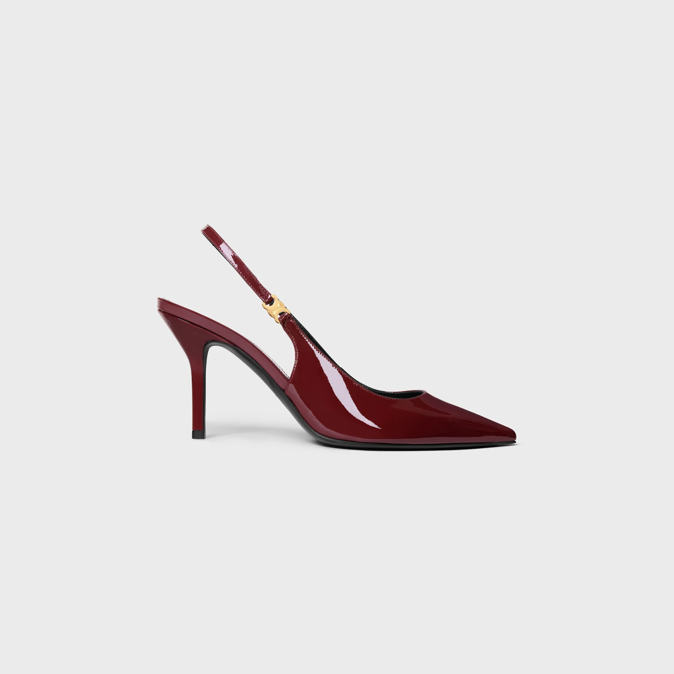 JUDY - TRIOMPHE PUMP IN PATENT CALFSKIN - 1