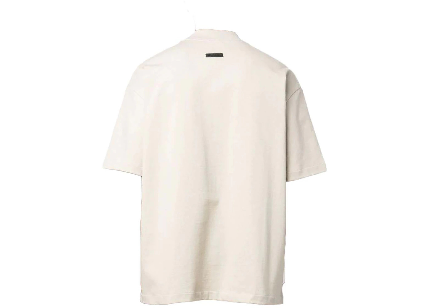 Fear of God Eternal Logo-Flocked Cotton T-Shirt Light Beige - 2