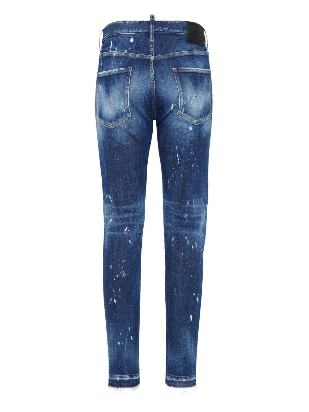 distressed slim jeans - 2