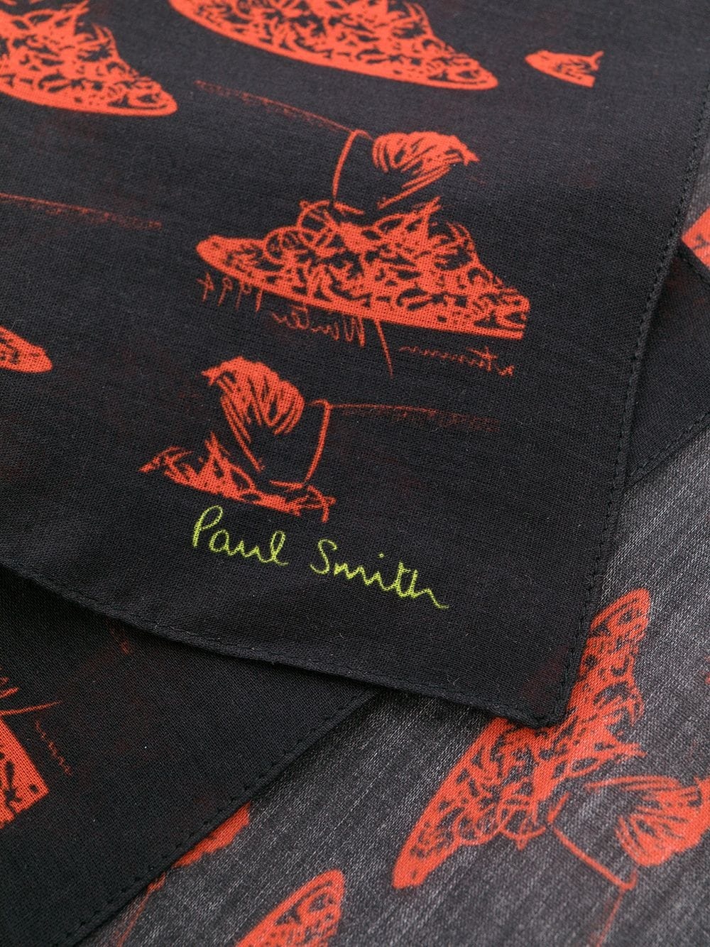 spaghetti-print pocket square - 3