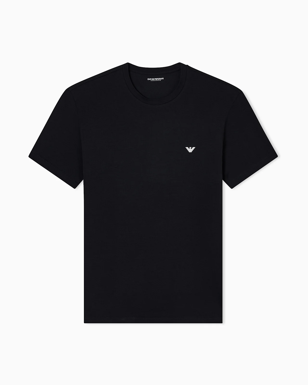 LOUNGEWEAR FITTED STRETCH JERSEY T-SHIRT - 1