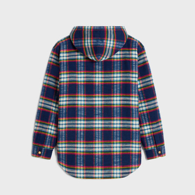 CELINE overshirt in checked cotton outlook