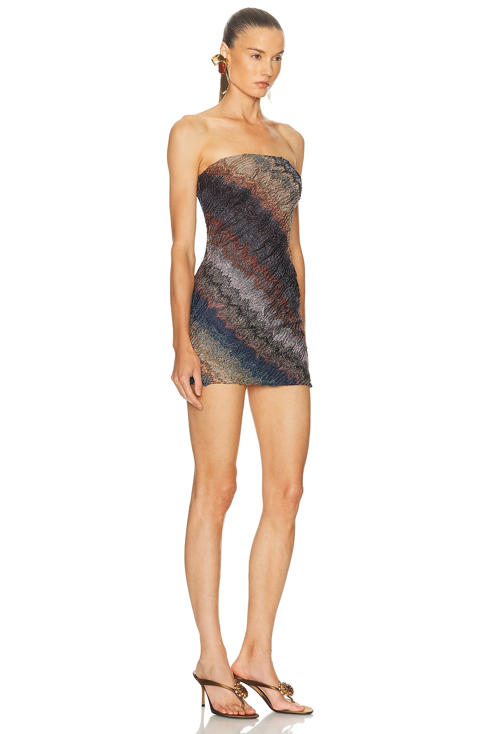 Thin Strap Short Dress - 3