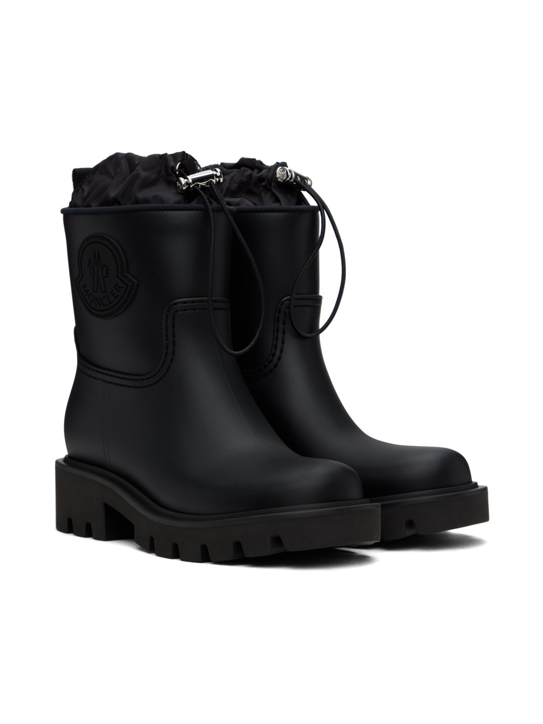 Black Kickstream Rain Boots - 4