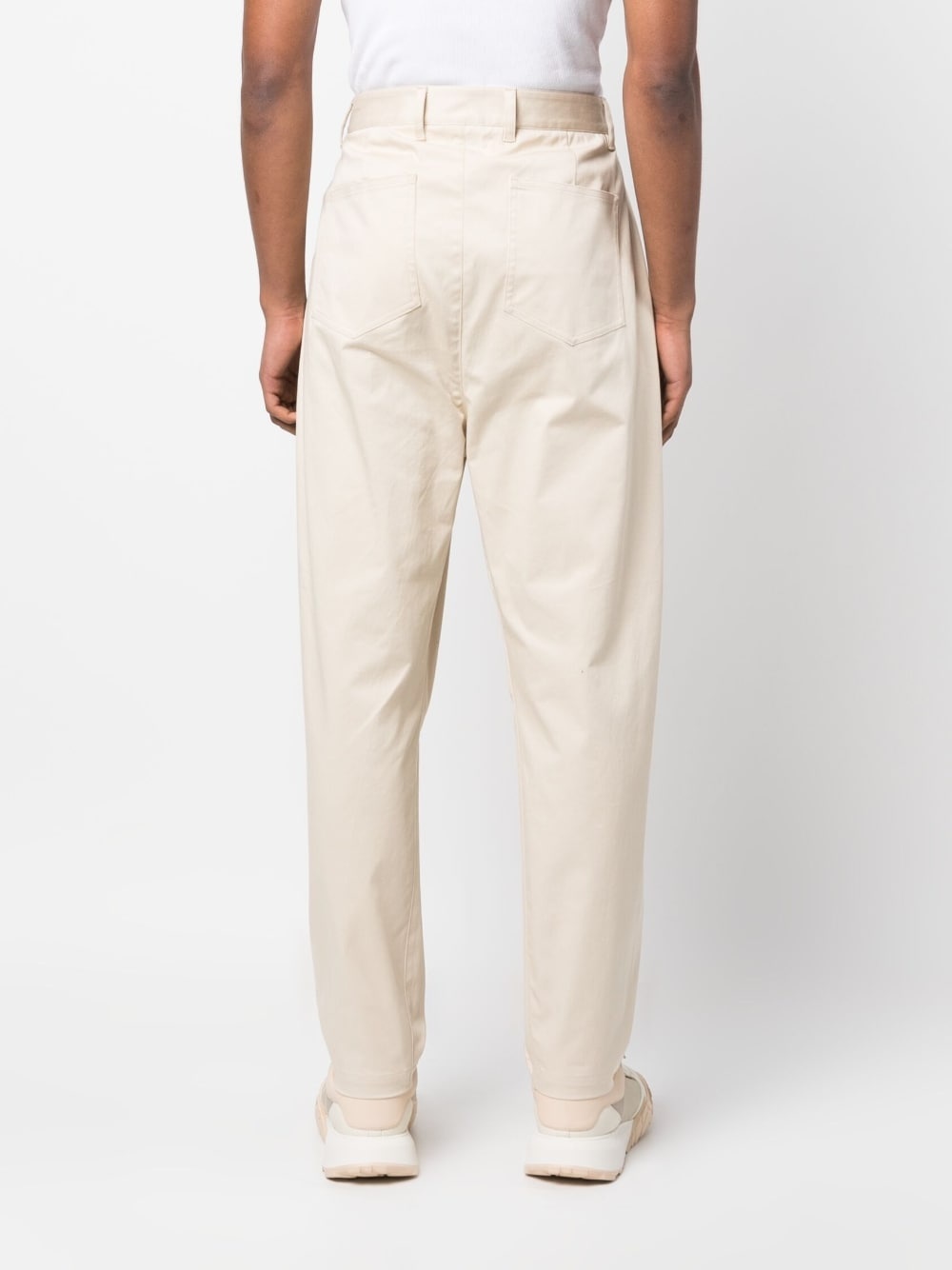 layered tapered trousers - 4