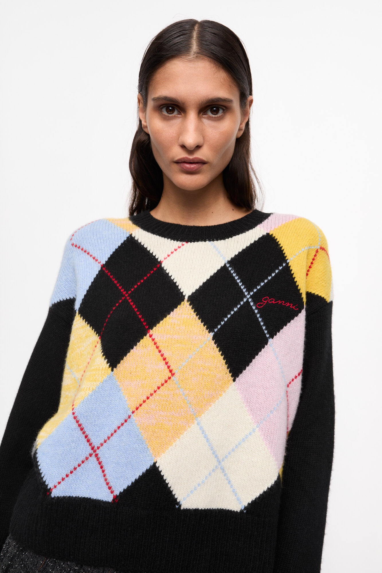 MULTICOLOR HARLEQUIN SWEATER - 5