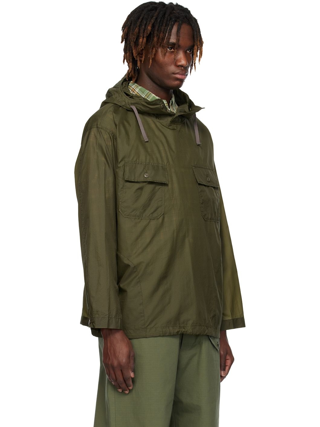 Khaki Cagoule Jacket - 2