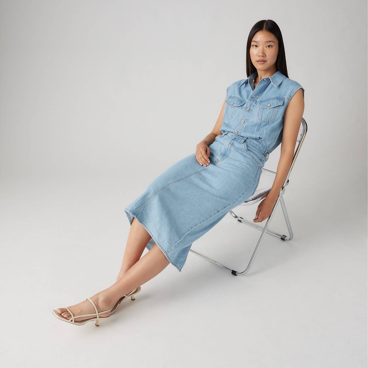 ICONIC SLEEVELESS DRESS - 3