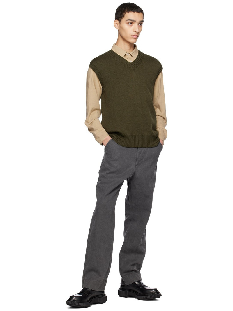 OFFICINE GÉNÉRALE Khaki Dante Shirt outlook