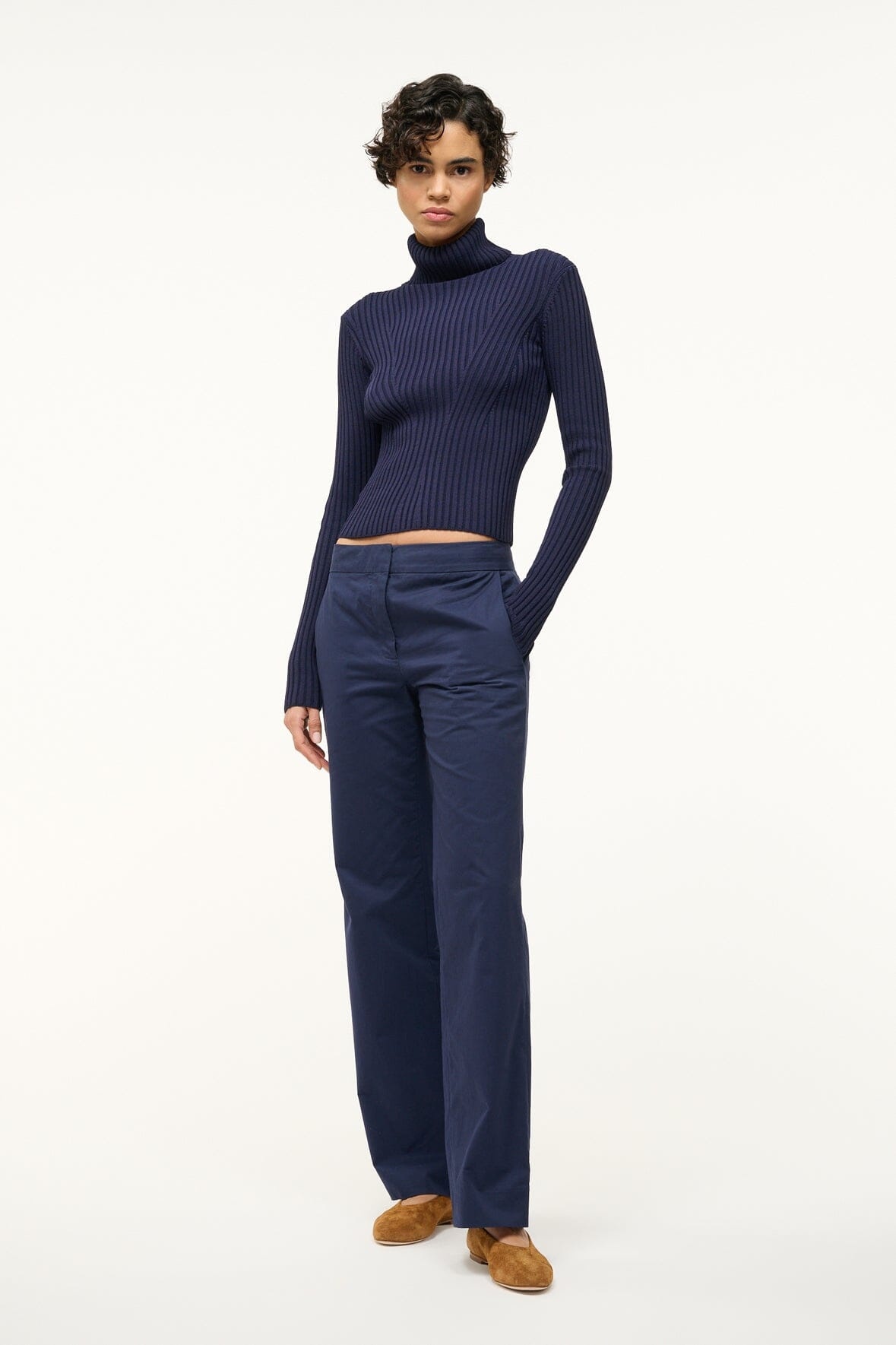 STAUD CHANDLER PANT NAVY - 2