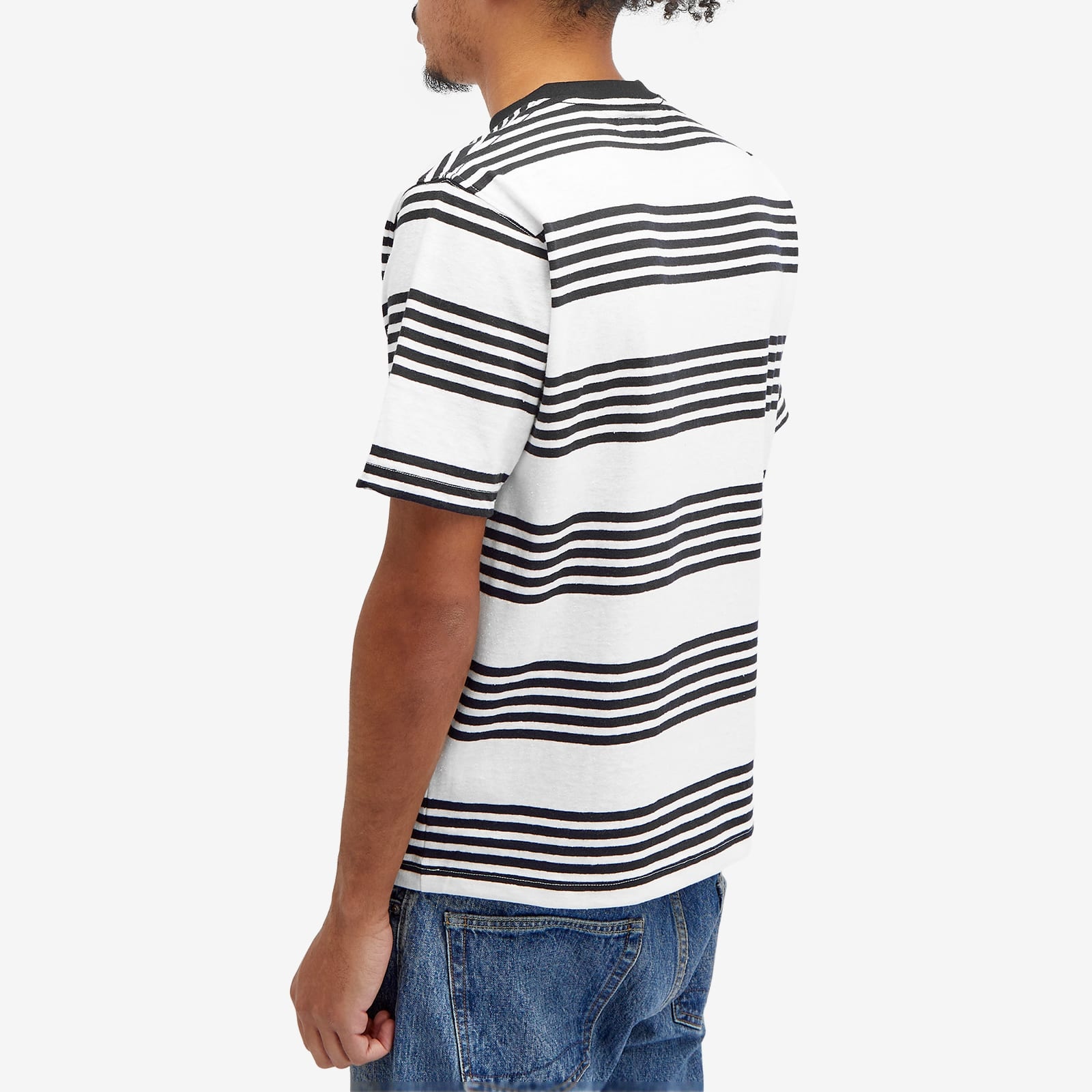 Beams Plus Nep Stripe Pocket T-Shirt - 3