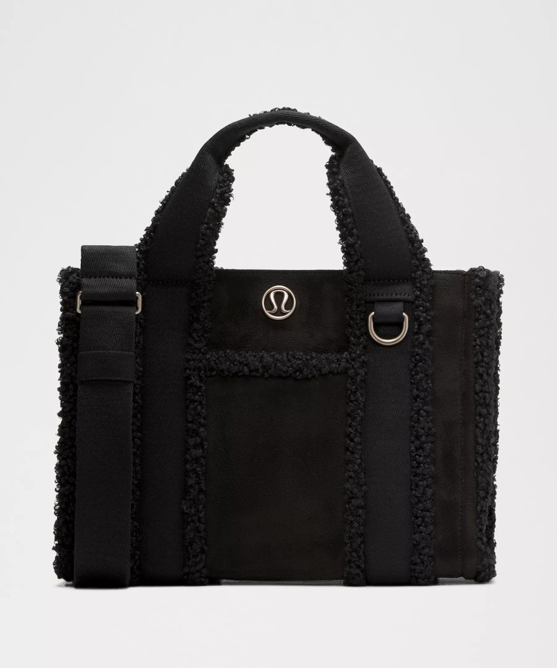 Boxy Mini Tote Bag 4.5L *Faux Shearling Trims 1
