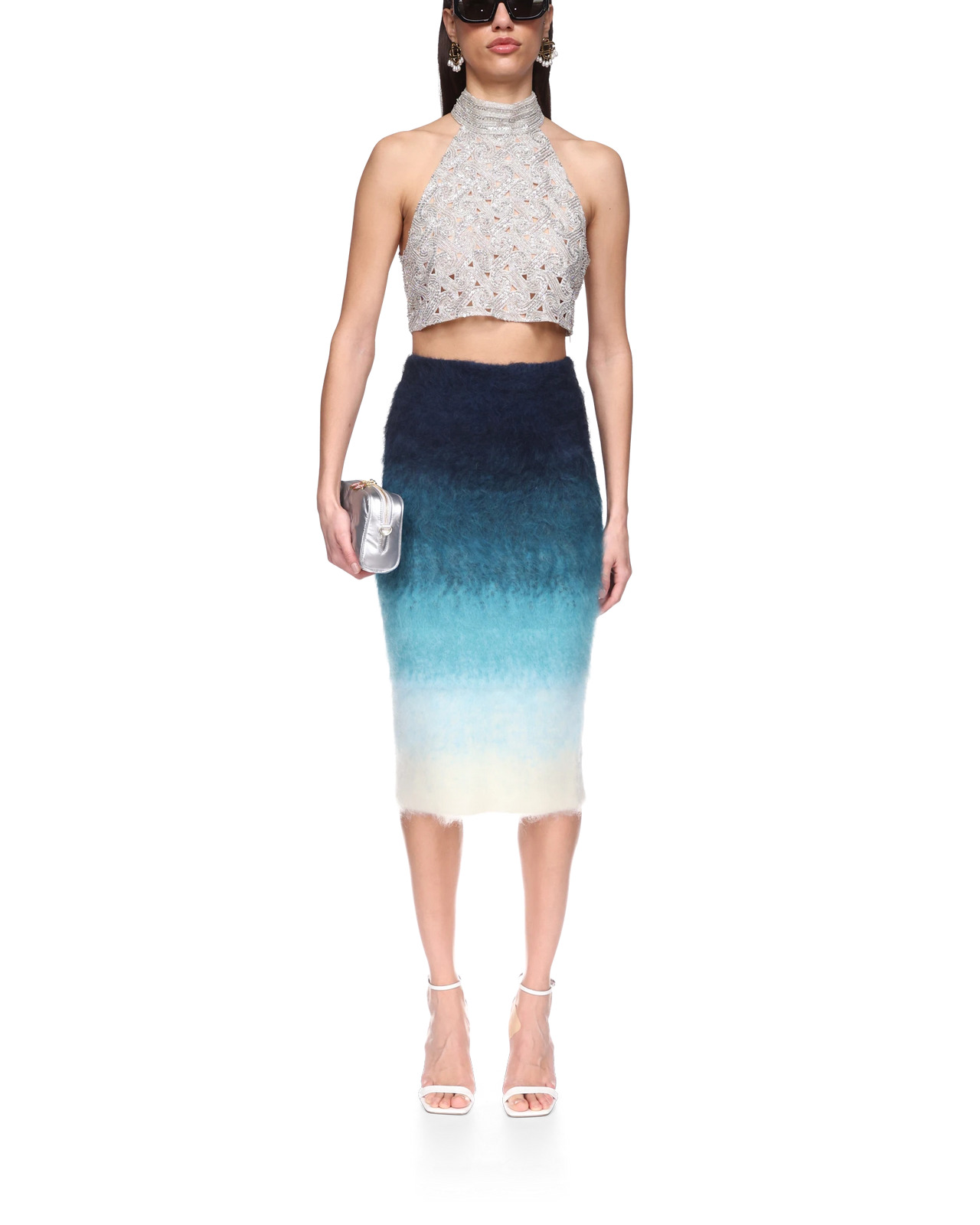 Gradient Mohair Skirt - 2