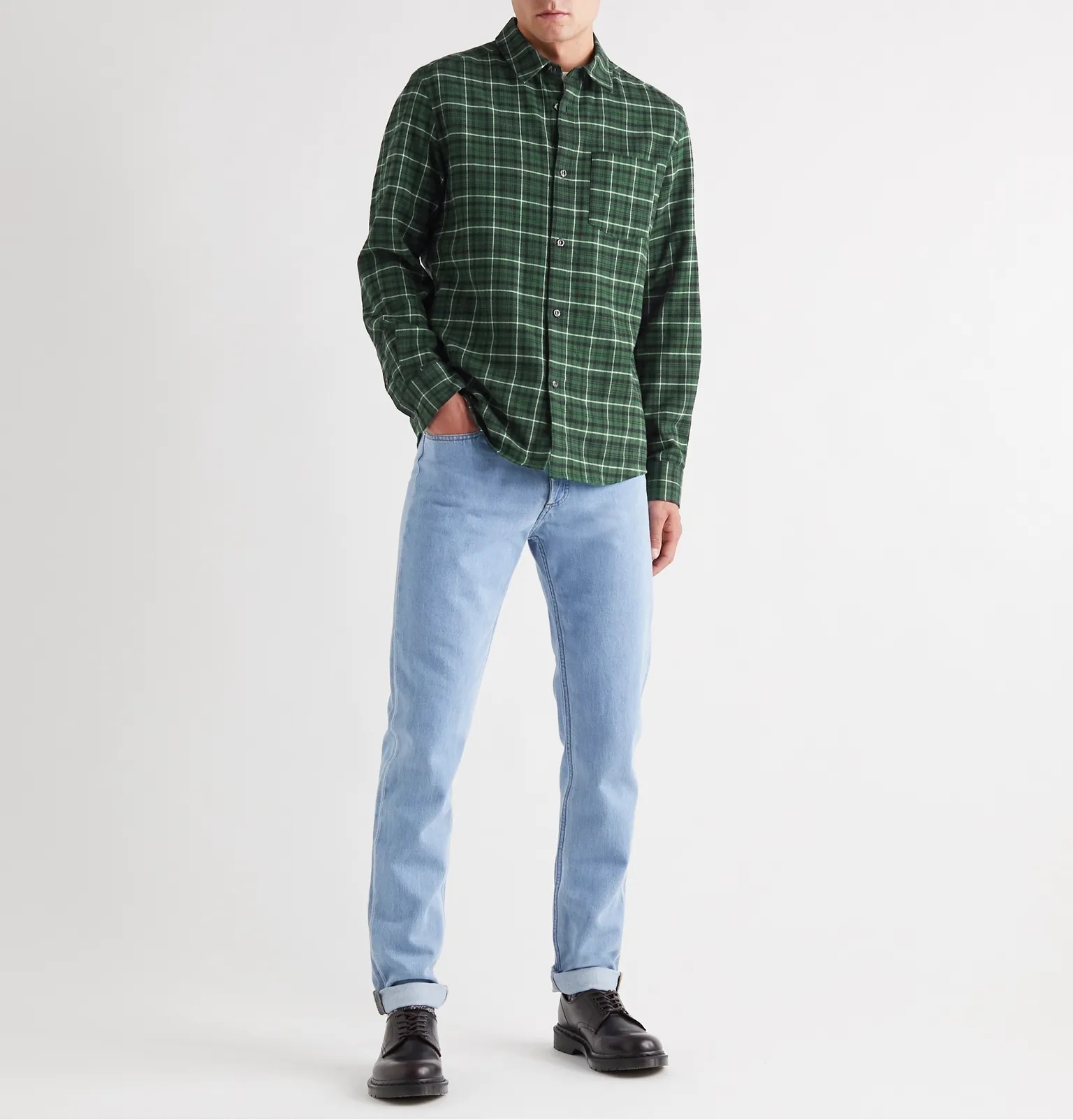 John Checked Cotton Shirt - 2