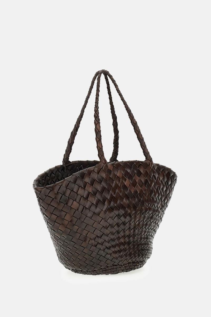 DRAGON DIFFUSION 'EGOLA' LEATHER BASKET BAG outlook