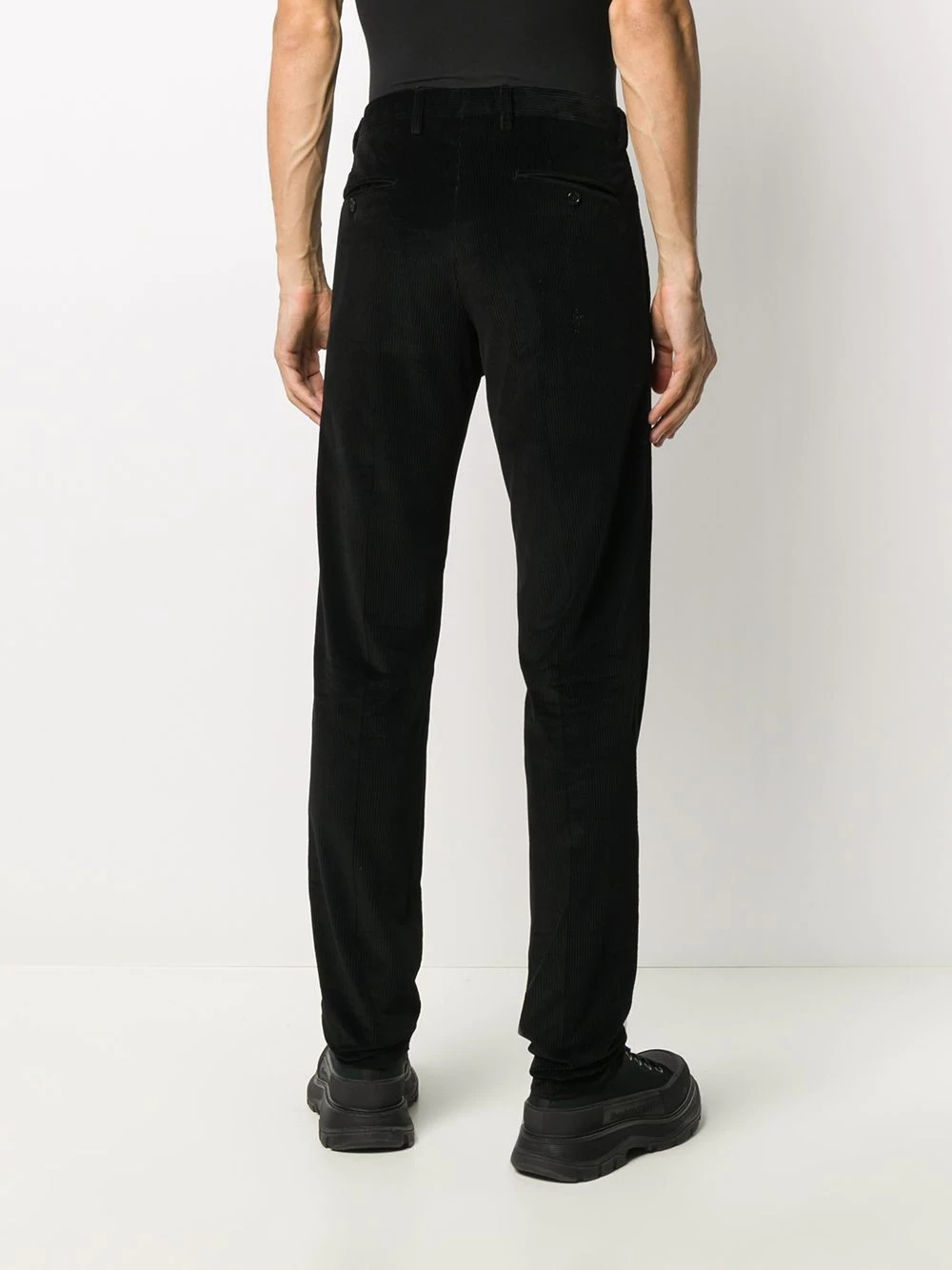 slim-fit corduroy trousers - 4