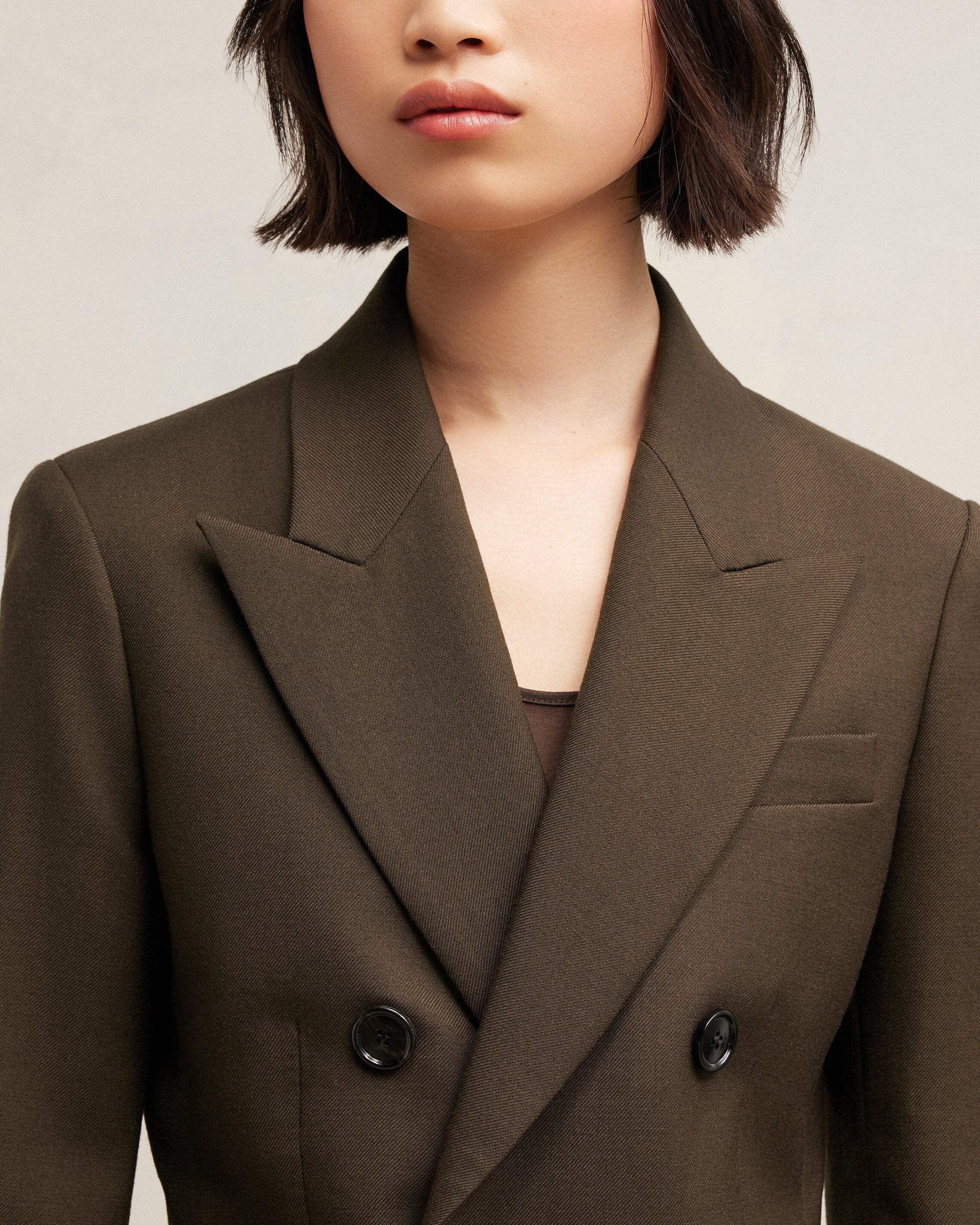 AMI Paris DOUBLE BREASTED JACKET | REVERSIBLE