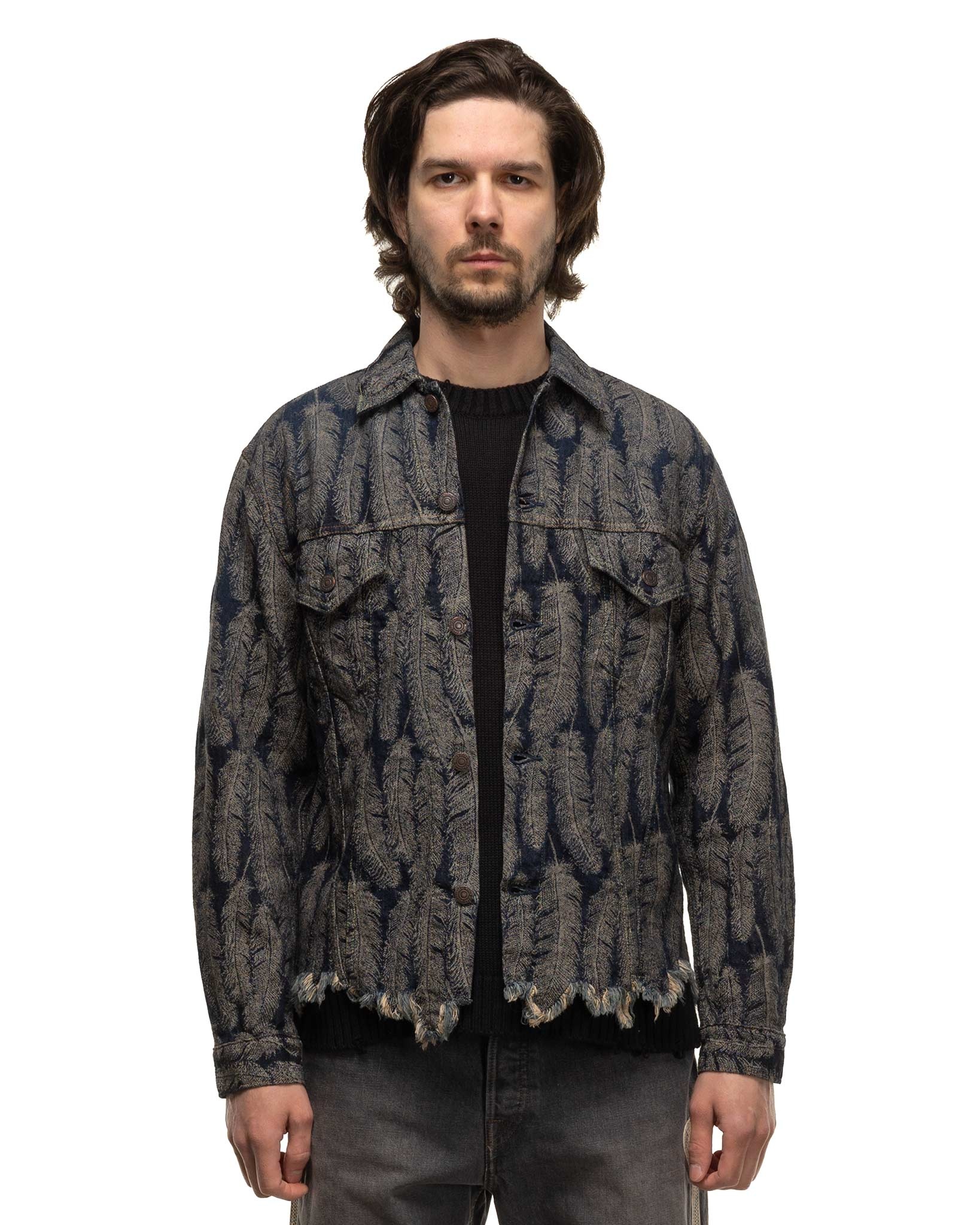 Kapital 12oz Feather Denim 3rd Jacket Indigo | REVERSIBLE 