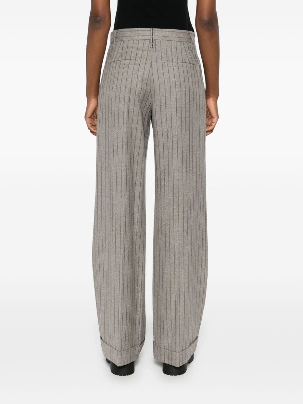 striped palazzo pants - 4