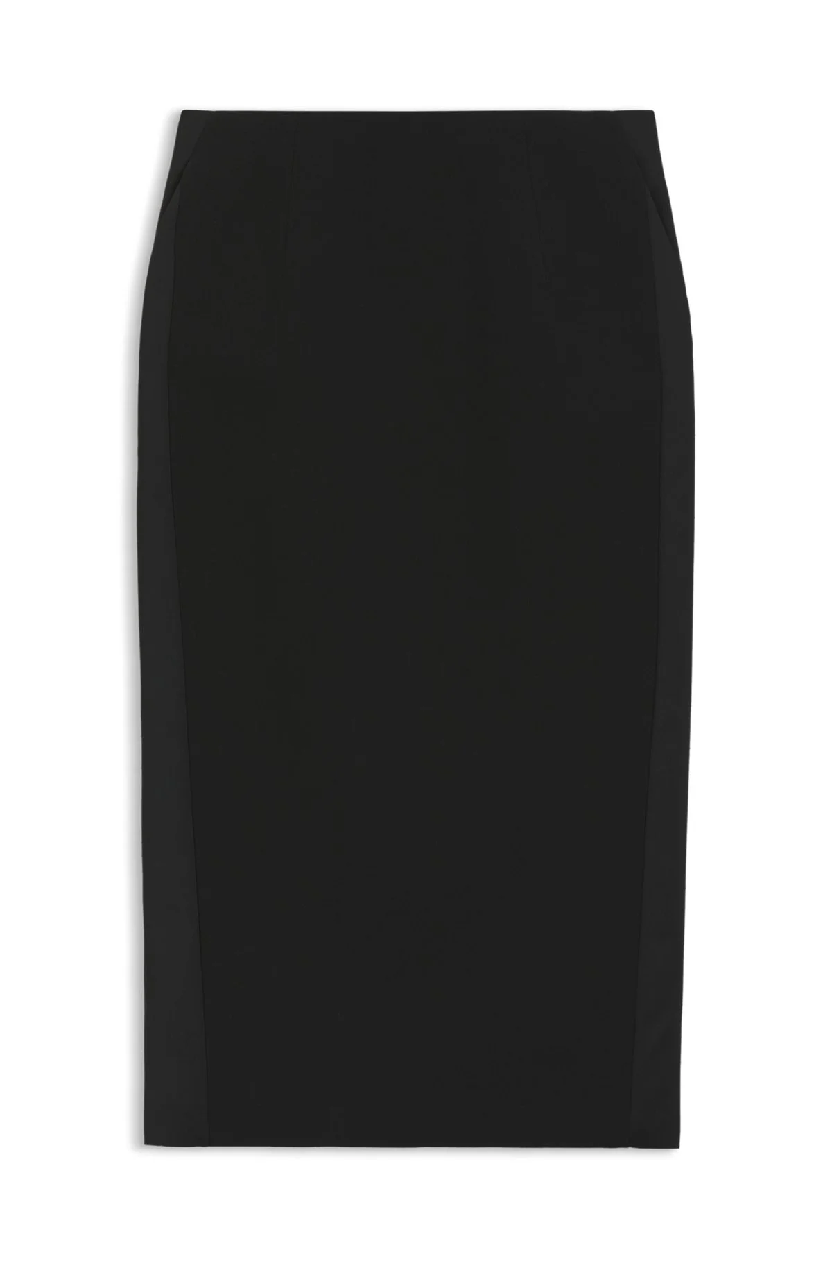 HUGO X ENTIRE STUDIOS MIXED-MATERIAL PENCIL SKIRT - 1