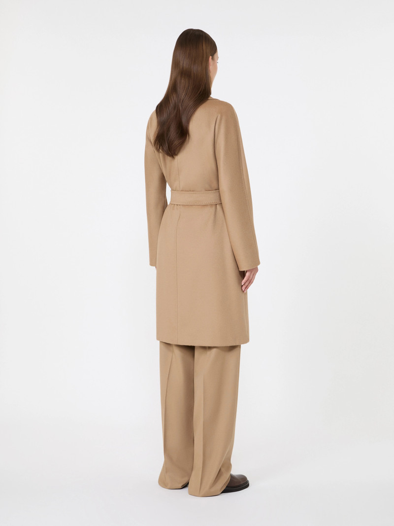 DRAVENNA Wool broadcloth robe coat - CAMEL 4