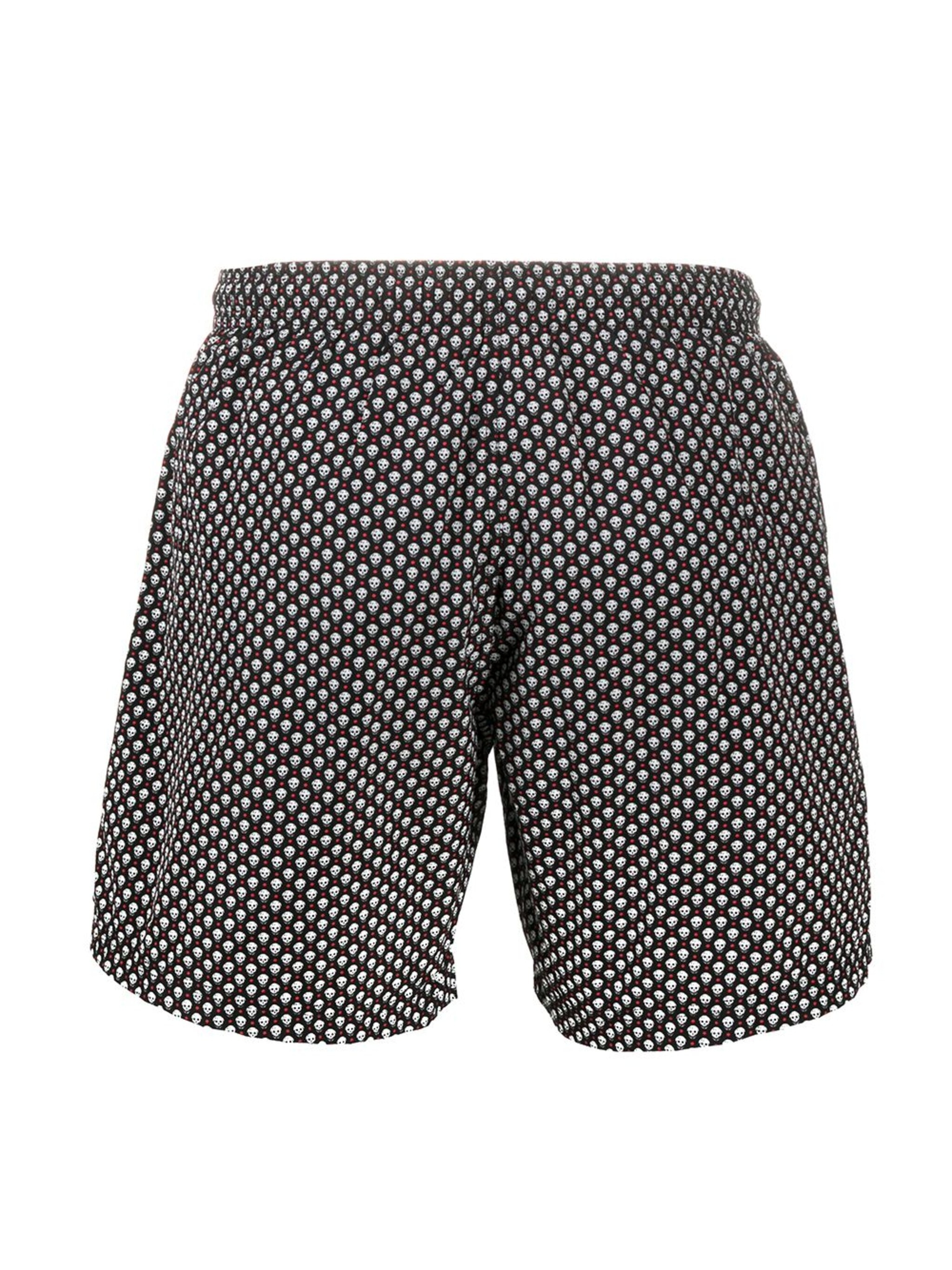 skull pattern swim shorts - 2