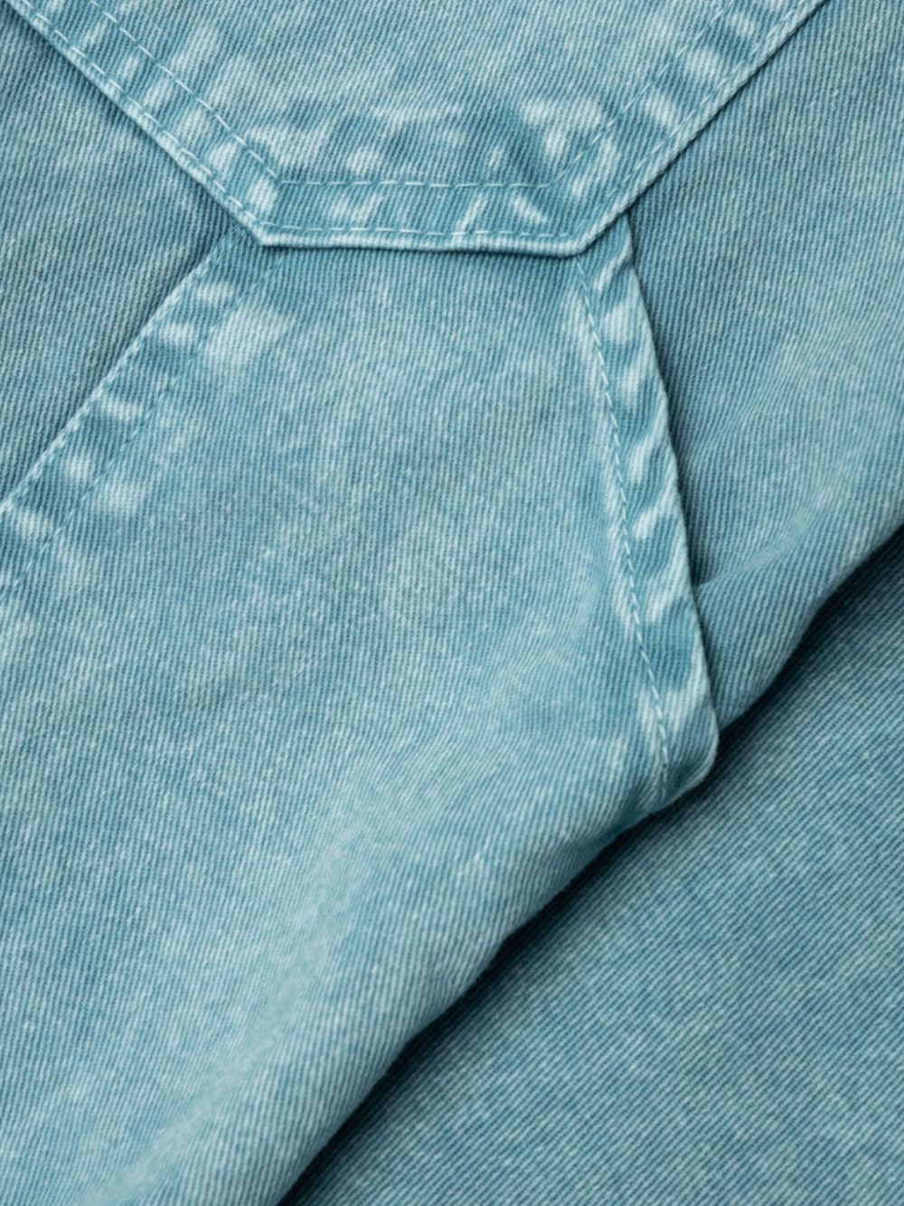 embroidered-pocket trousers - 3