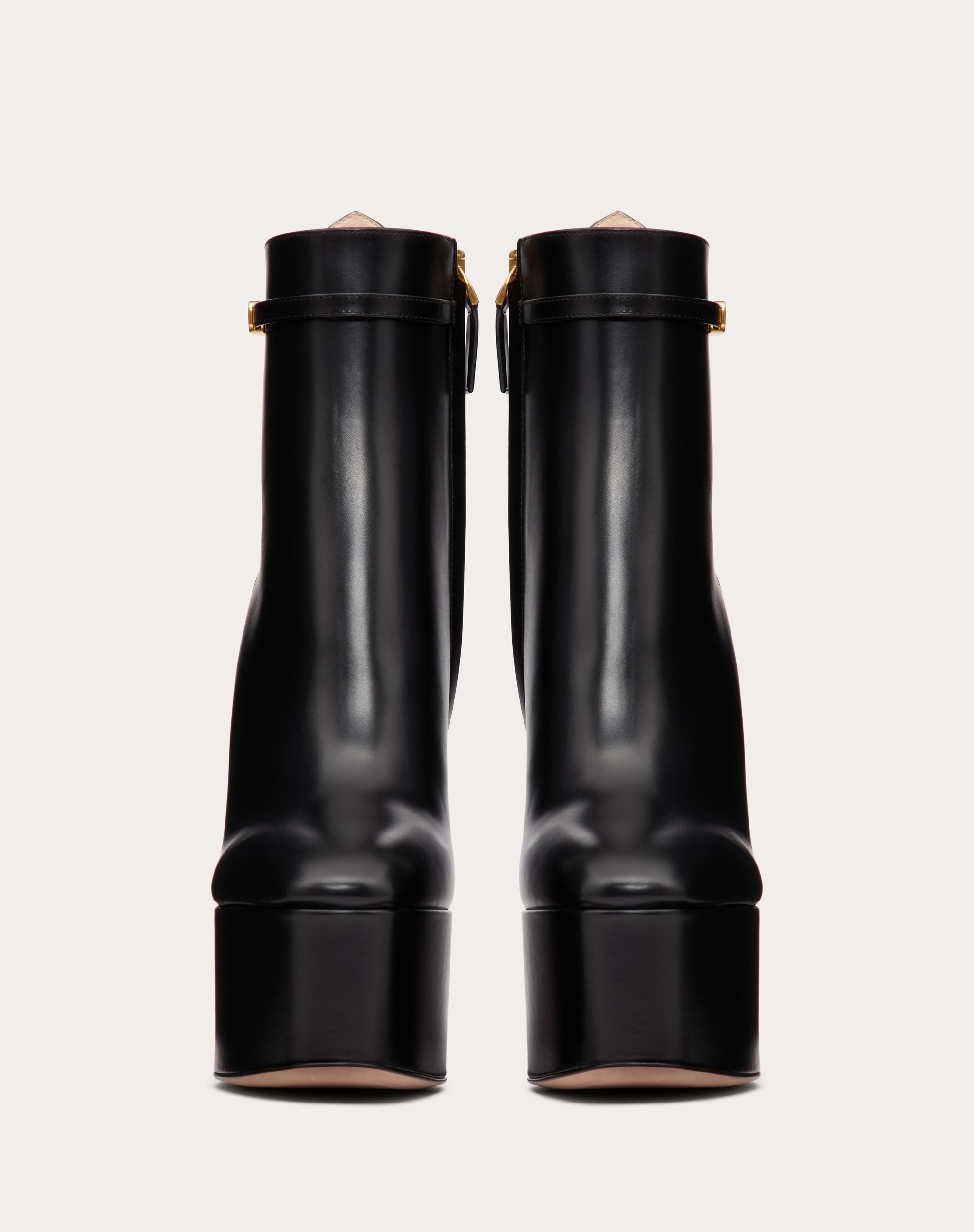 VALENTINO GARAVANI TAN-GO PLATFORM ANKLE BOOT IN CALFSKIN 155MM - 4